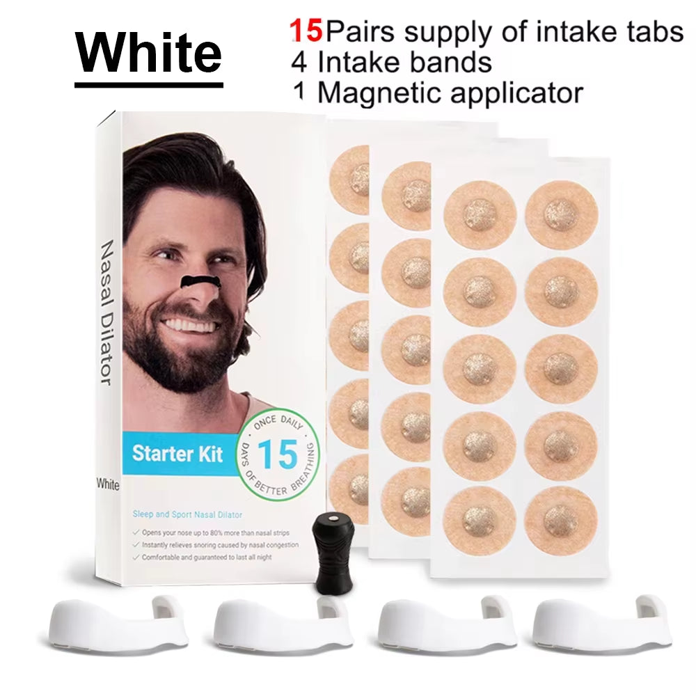 Sports Nasal Strips Magnetic Nose Dilator Increase Sports Air Intake Improve Sleeping Reduce Snoring Magnetic Nasal Strips