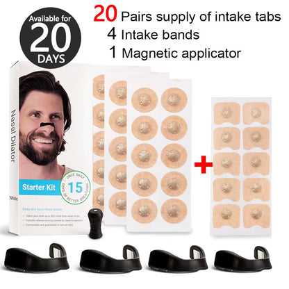 Sports Nasal Strips Magnetic Nose Dilator Increase Sports Air Intake Improve Sleeping Reduce Snoring Magnetic Nasal Strips