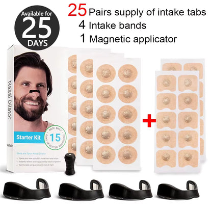 Sports Nasal Strips Magnetic Nose Dilator Increase Sports Air Intake Improve Sleeping Reduce Snoring Magnetic Nasal Strips